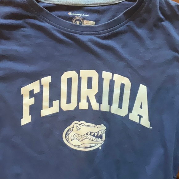 Vintage Retro Champion U of Florida Gators Women’s Sz M Royal/wt Tee - Picture 2 of 4
